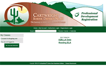 Tablet Screenshot of cartwright.gosignmeup.com
